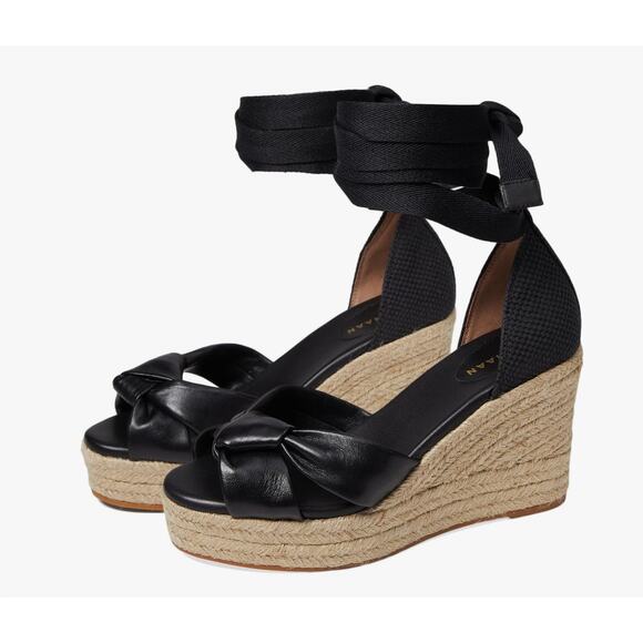NWOT Cole Haan Cloudfeel Hampton Wrap Around Wedge Heel Sandals 8.5B - Picture 1 of 10